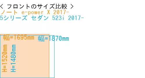 #ノート e-power X 2017- + 5シリーズ セダン 523i 2017-